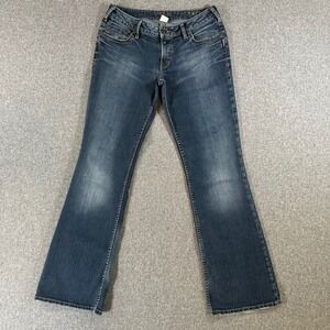 Silver Jeans Co. Jeans Womens 30/33 Lael Blue Bootcut Medium Wash Denim